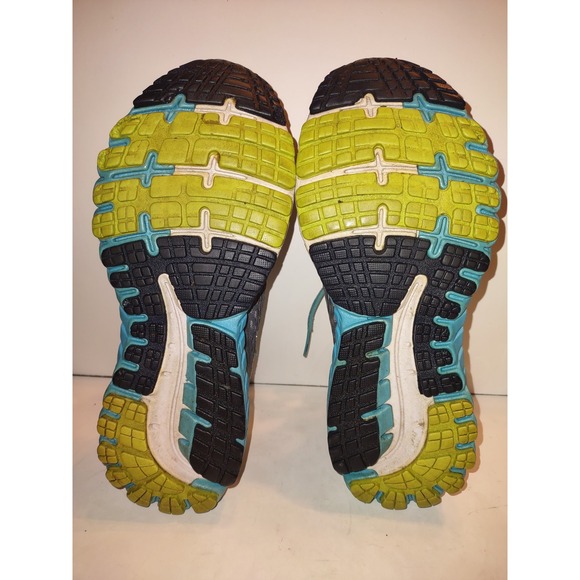 Brooks Ghost 9 Running Shoes Womens Sz 8 Athletic Sneakers Gray Teal 1202251B151 - Picture 7 of 7